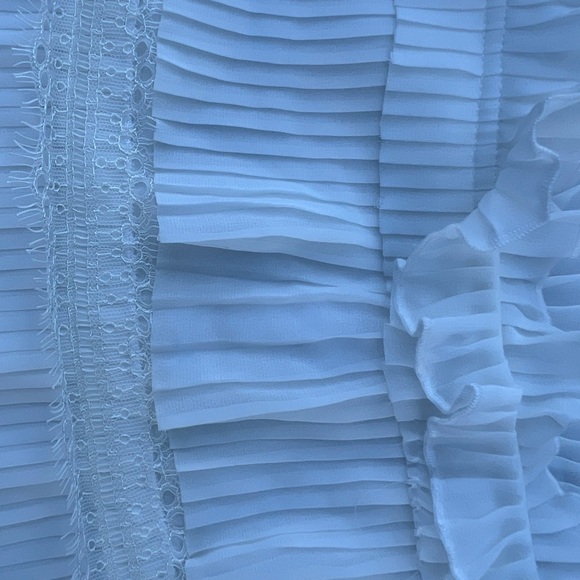 ORI White Pleated Skirt Size 36 - Picture 8 of 8